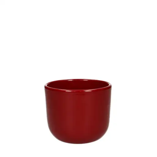 Keramik Übertopf Davina rot D10cm H08.5cm