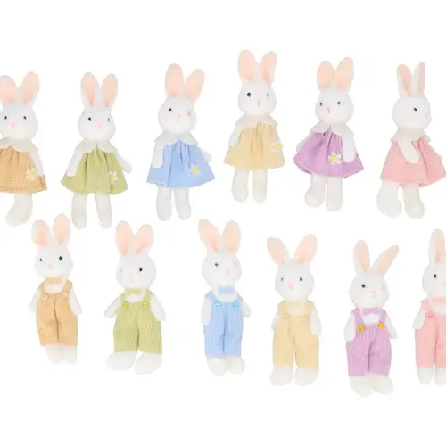 Hänger Hase Fun mix pastel 07x04x17cm