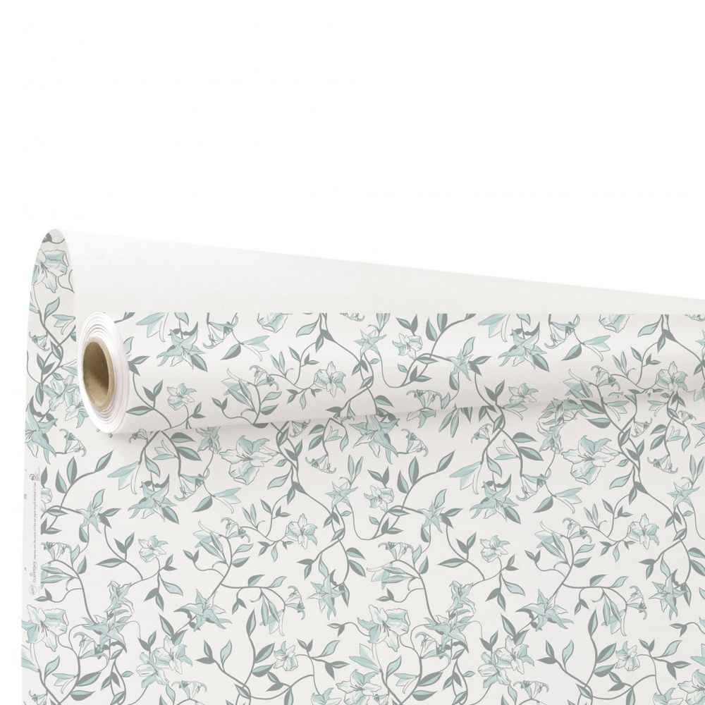 Papier Rolle Eco 80cm Isaure weiss grau 25m