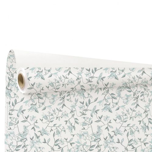 Papier Rolle Eco 80cm Isaure weiss grau 25m