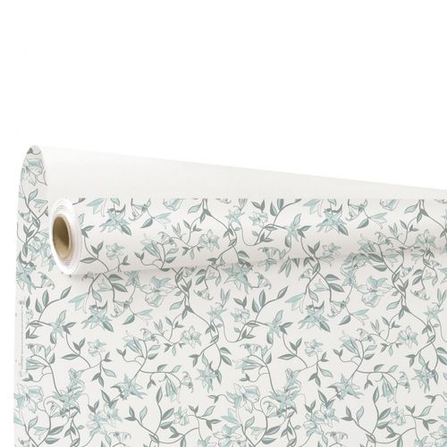 Papier Rolle Eco 80cm Isaure weiss grau 25m