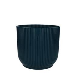 Kunststoff Übertopf Vibes blau D18cm H17cm