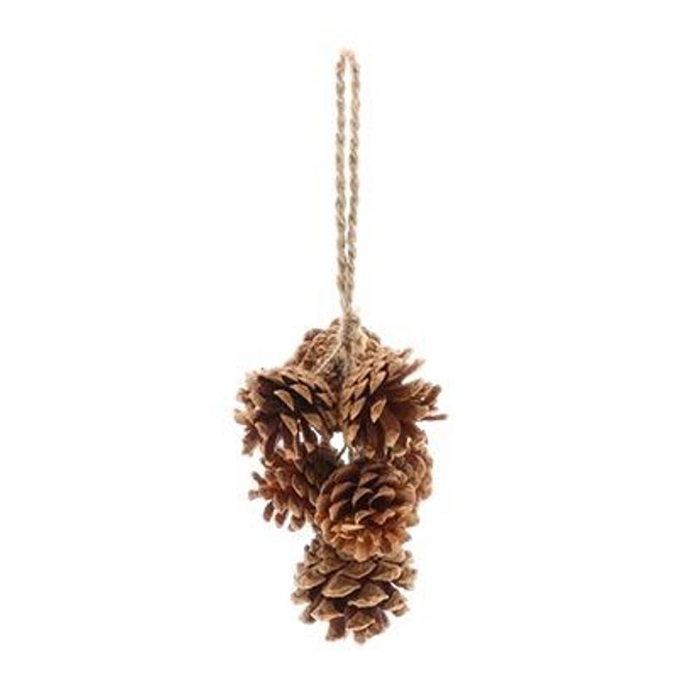 Hänger Tannenzapfen natur D10cm H26cm