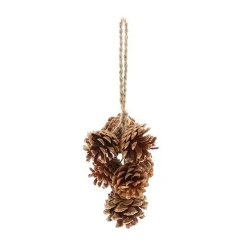 Hänger Tannenzapfen natur D10cm H26cm