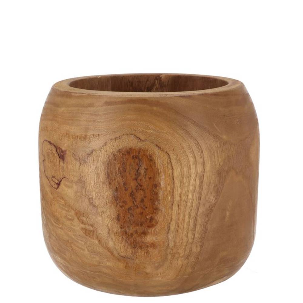 Holz Übertopf Woody 18x18x14cm