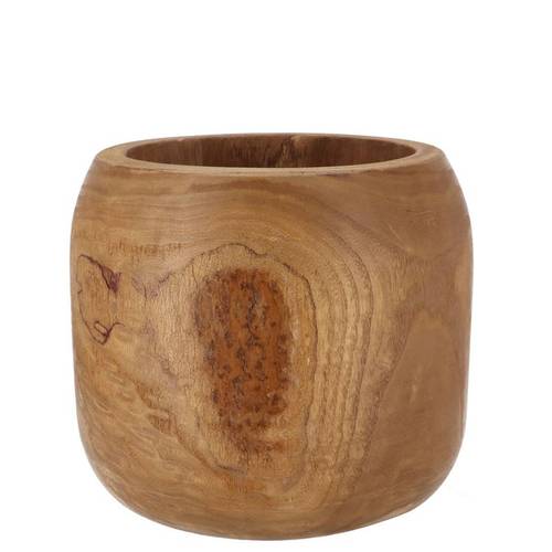 Holz Übertopf Woody 18x18x14cm