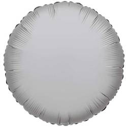 Ballon Rund silber D45cm