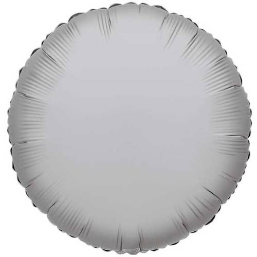 Ballon Rund silber D45cm