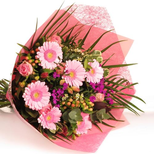Strauß rosa Rosen Ex 40 Stiele 50cm