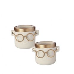 Keramik Harry Brille gold mix D07/09cm H08cm
