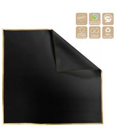 Folie Blatt Cachotier schwarz 70x70cm