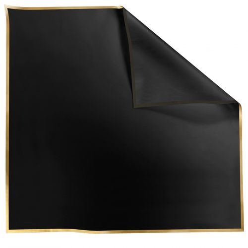 Folie Blatt Cachotier schwarz 70x70cm