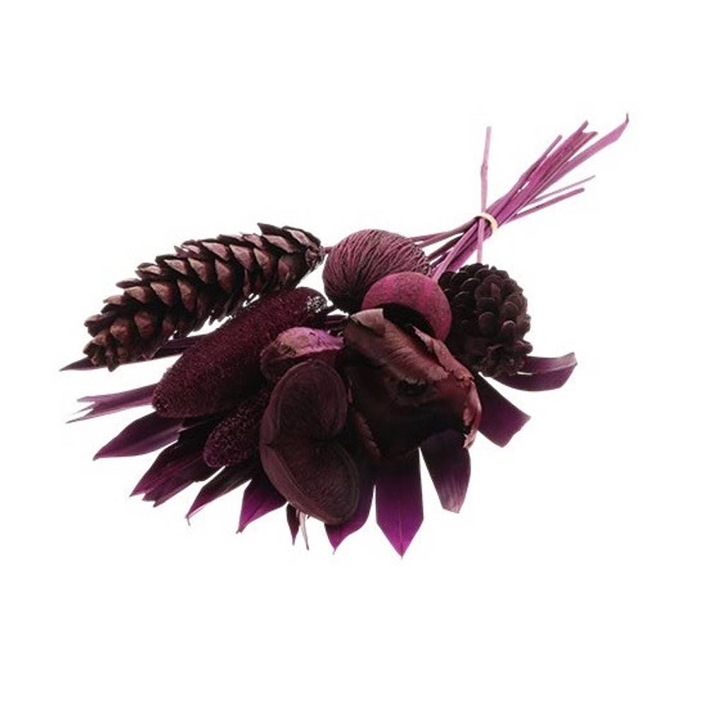 Trockenblumen Strauss Exotic lila L55cm 