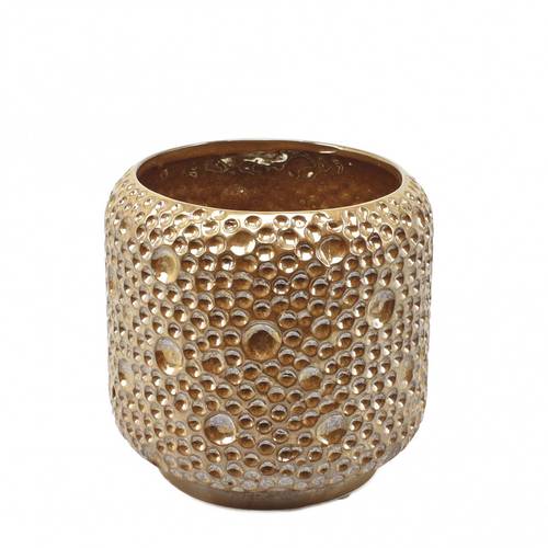 Keramik Porto gold d20cm h20cm