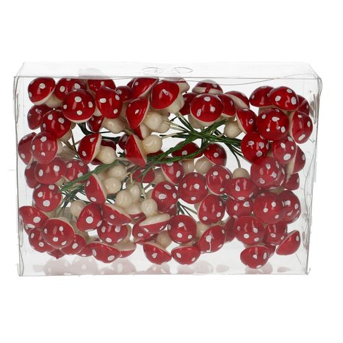 Pilz auf Draht rot D22mm