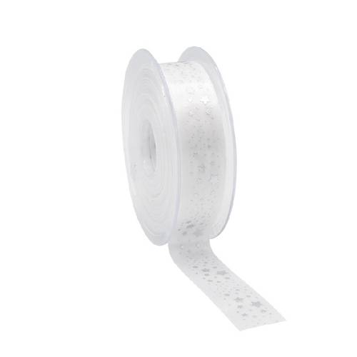 Band Wonderful Star weiss 23mm 25m 