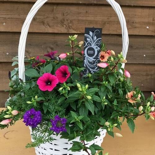 Korb Henkel Butrel weiss D30cm H55cm