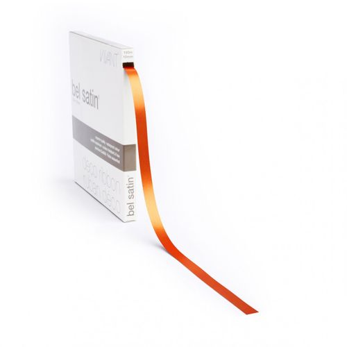 Band Vivant Satin rot/gelb 10mm 100m