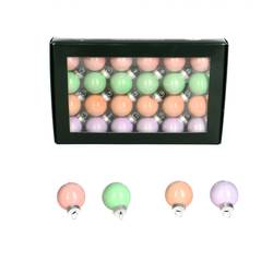 Kugel pastel mix Perle D02.5cm x24