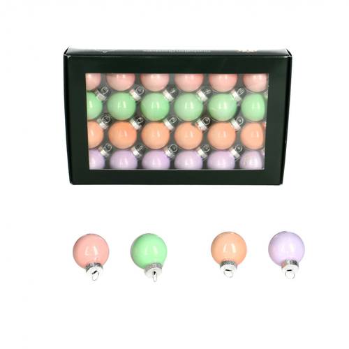 Kugel pastel mix Perle D02.5cm x24