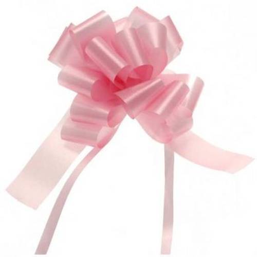 Ziehschleife hell rosa 30mm 30st