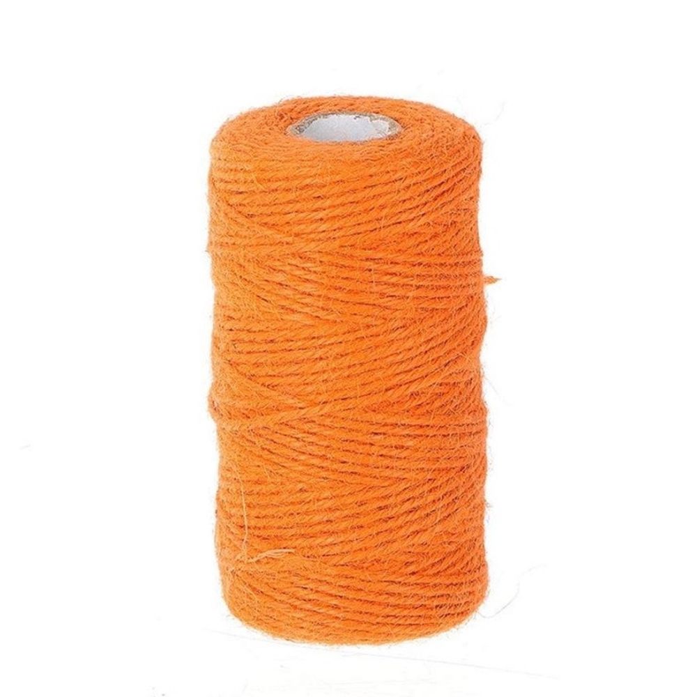 Seil Jute orange 2mm 100m