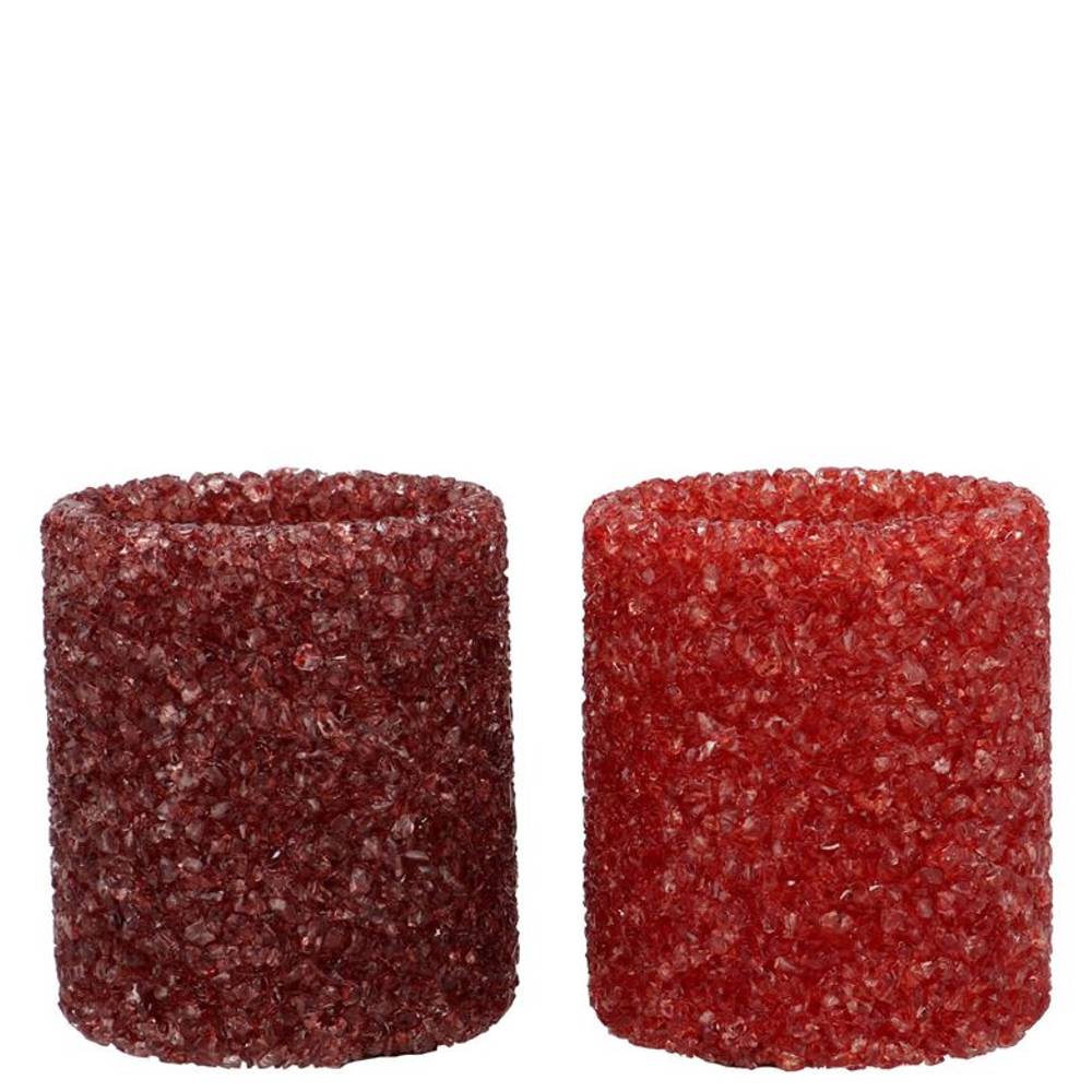 Kerzenhalter Lexie rot 08x08x10cm