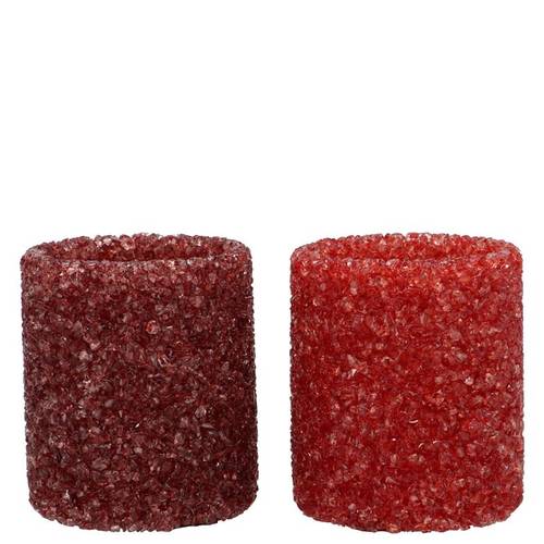 Kerzenhalter Lexie rot 08x08x10cm