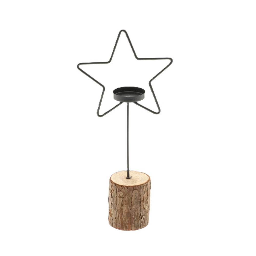 Teelicht-Stern 15x15x33cm