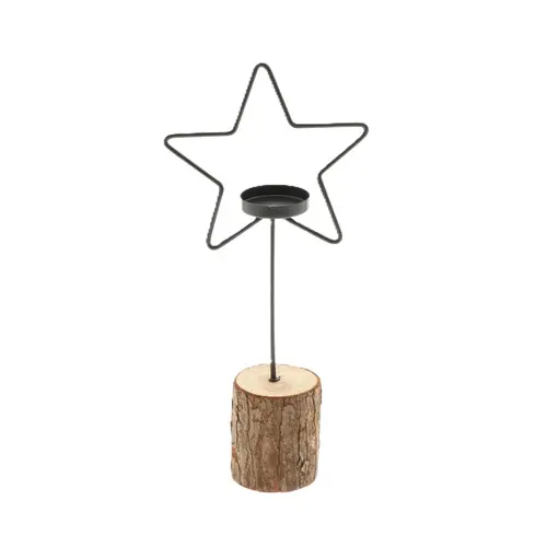 Teelicht-Stern 15x15x33cm