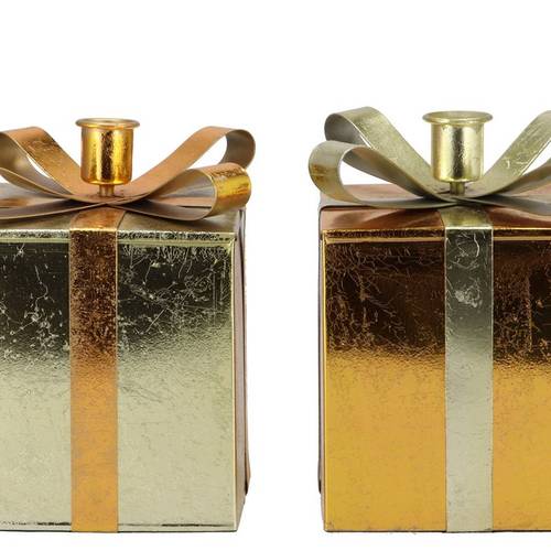 Kerzenständer Nordic gold mix 12x17cm