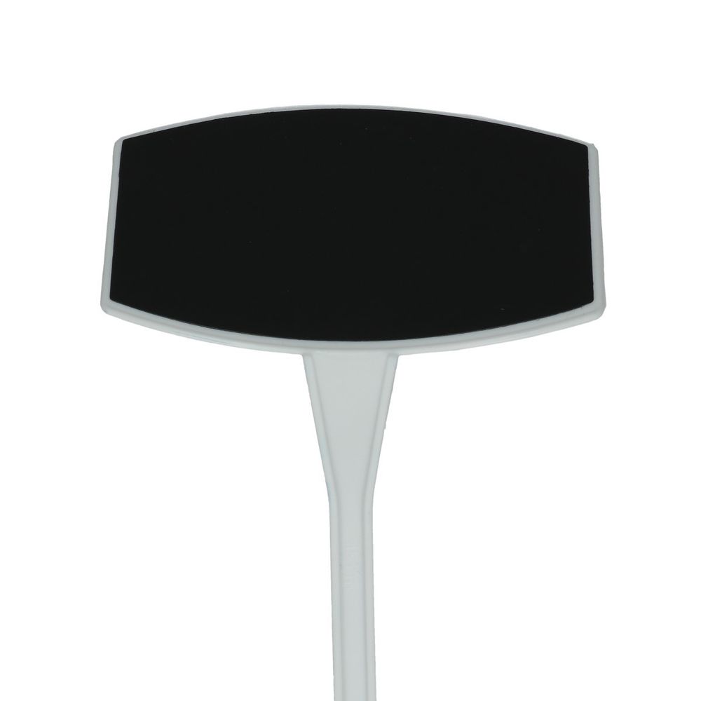 Stecketikett schräg schwarz 45cm x10