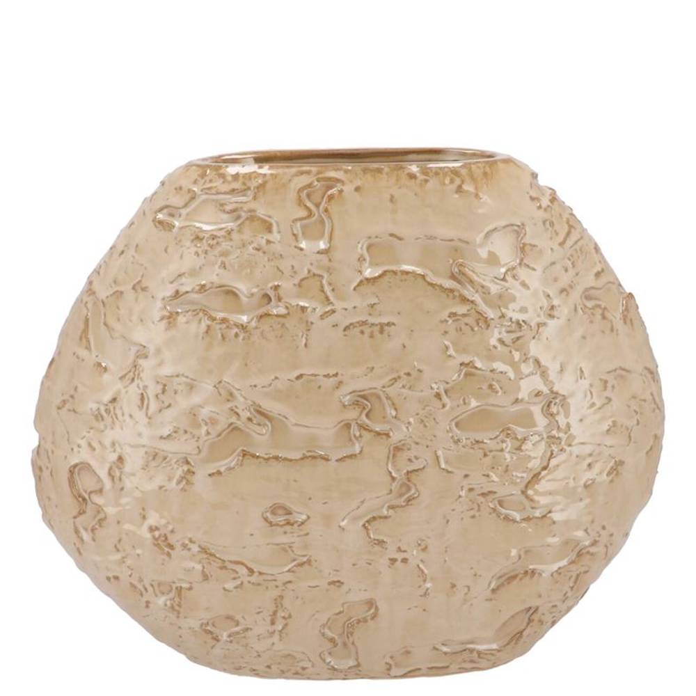 Keramik Vase Mika Cozy sand 12x28x22cm
