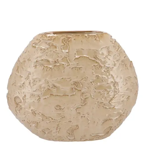 Keramik Vase Mika Cozy sand 12x28x22cm