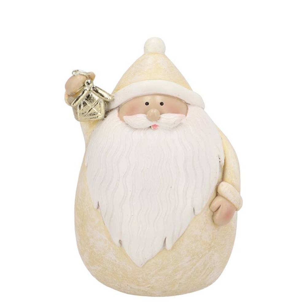Deko Santa creme 10x09x14cm