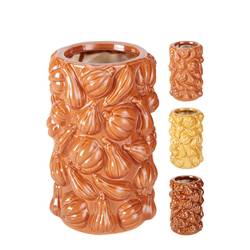 Keramik Vase Pumpkin mix D16cm H28cm