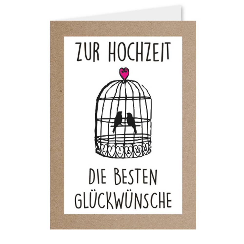 Karte zur Hochzeit weiss X12karten