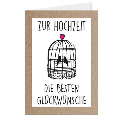 Karte zur Hochzeit weiss X12karten