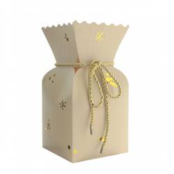Straussvase Gloria creme 13x26cm