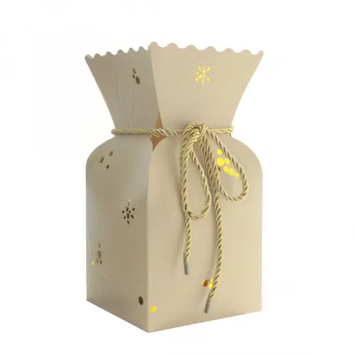 Straussvase Gloria creme 13x26cm