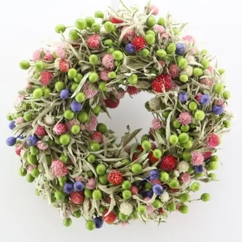 Kranz Gomphrena mix D30cm