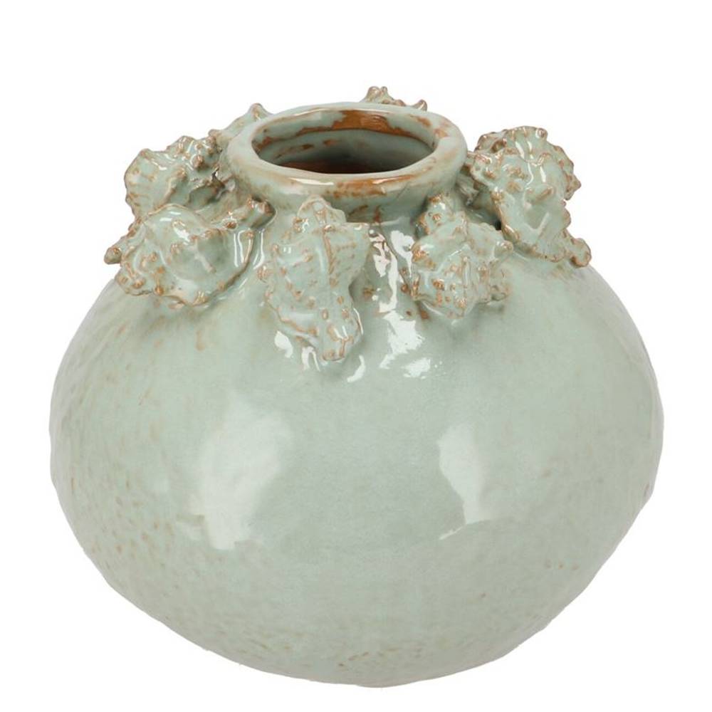 Keramik Vase Shella grün 25x25x20cm