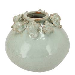Keramik Vase Shella grün 25x25x20cm