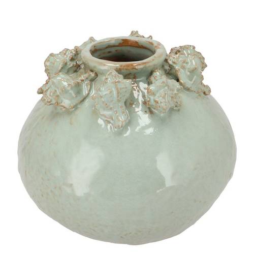 Keramik Vase Shella grün 25x25x20cm