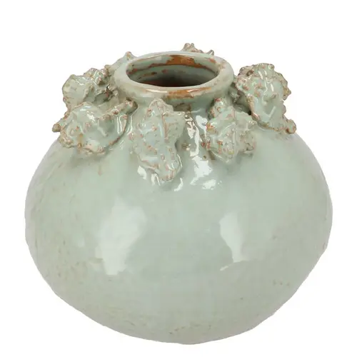Keramik Vase Shella grün 25x25x20cm