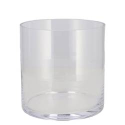 Glass Zylinder Kaltgeschnitten D18cm H18cm 