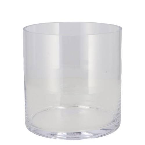 Glass Zylinder Kaltgeschnitten D18cm H18cm 