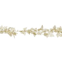 Girlande Blatt gold 180cm