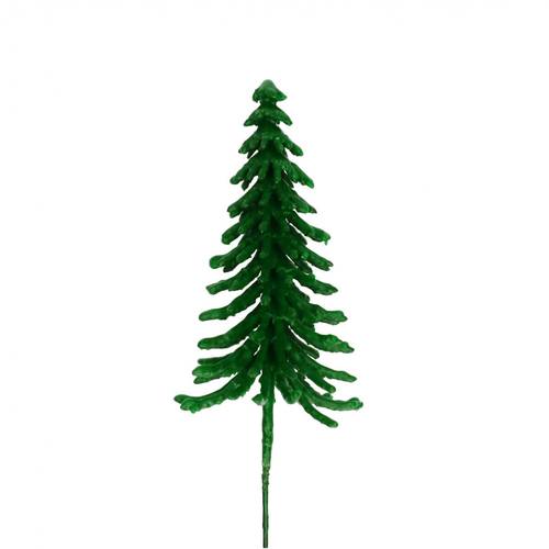 Baum auf Draht Wachs grün L17cm D09cm
