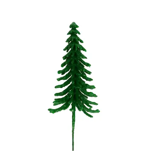 Baum auf Draht Wachs grün L17cm D09cm